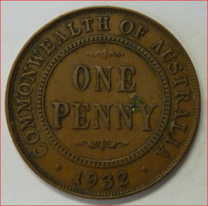 Australie 1 penny 1932